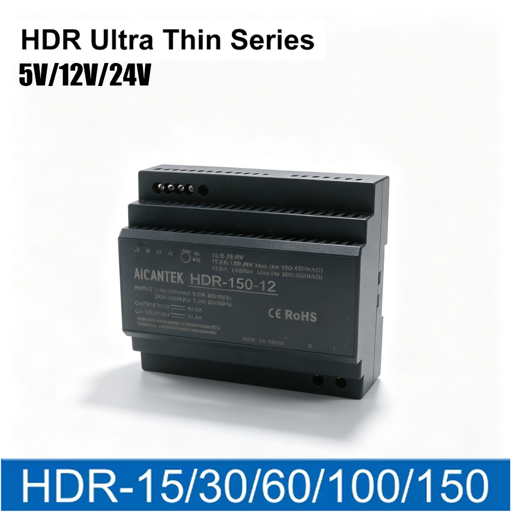 Smps Power Supply - HDR-15 DIN-rail schakelende voeding 100-240VAC HDR-serie