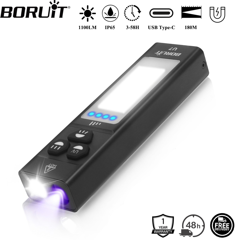 Power Supply - BORUiT U7 UV LED EDC Zaklamp