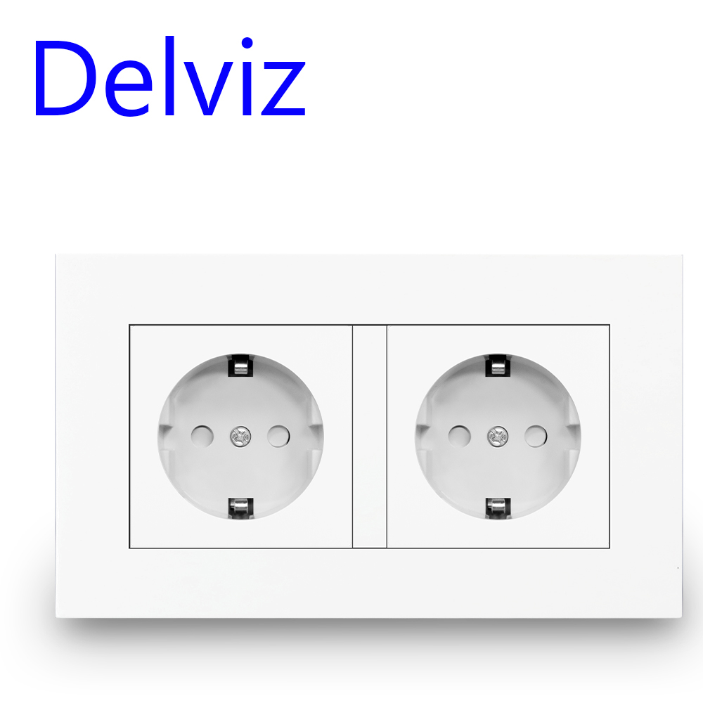 Open Frame Power Supply - Delviz 16A Eu Standaard Stopcontact, Dubbele