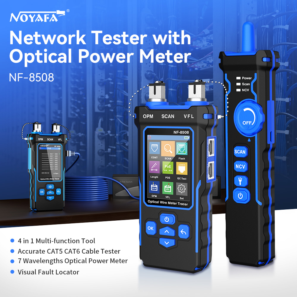 Power Supply Tester - Noyafa NF-8508 Kabel Tracker Lan Optische