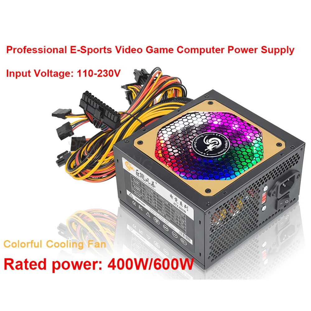 Power Supply 650W - ATX 400 W 600 W 110-230