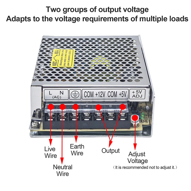 Dual 30 Watt 5V 12V Dual Outpu - Smps Power Supply recensie en prijs