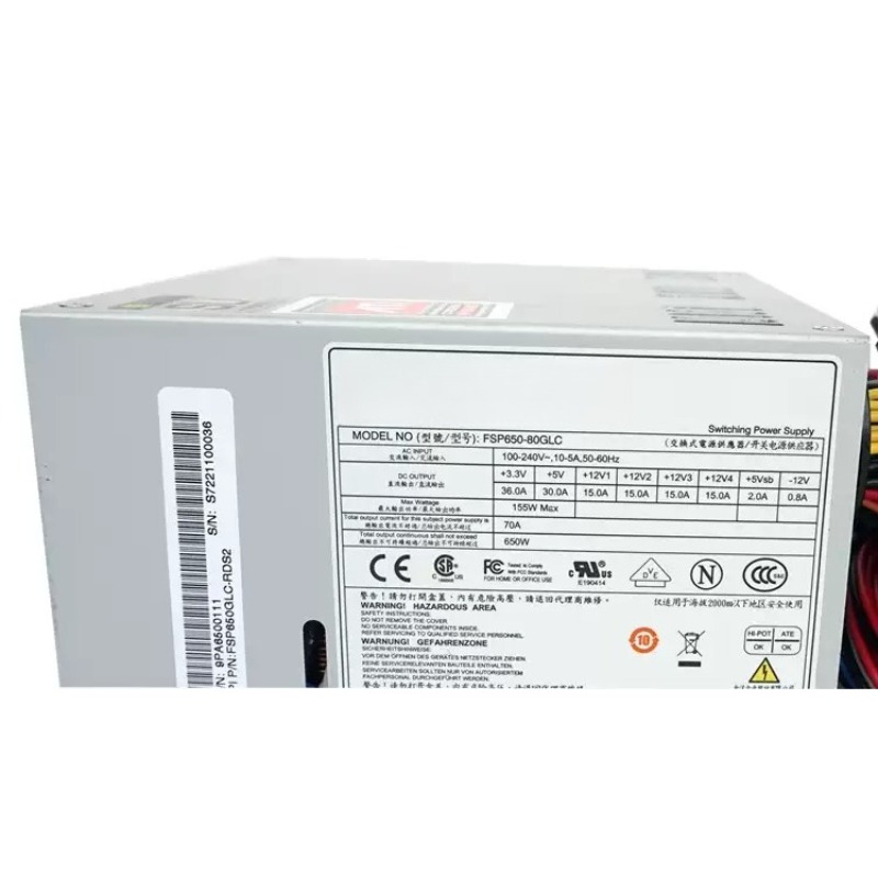 650-80GLC 650W industriële sch - Server Power Supply recensie en prijs