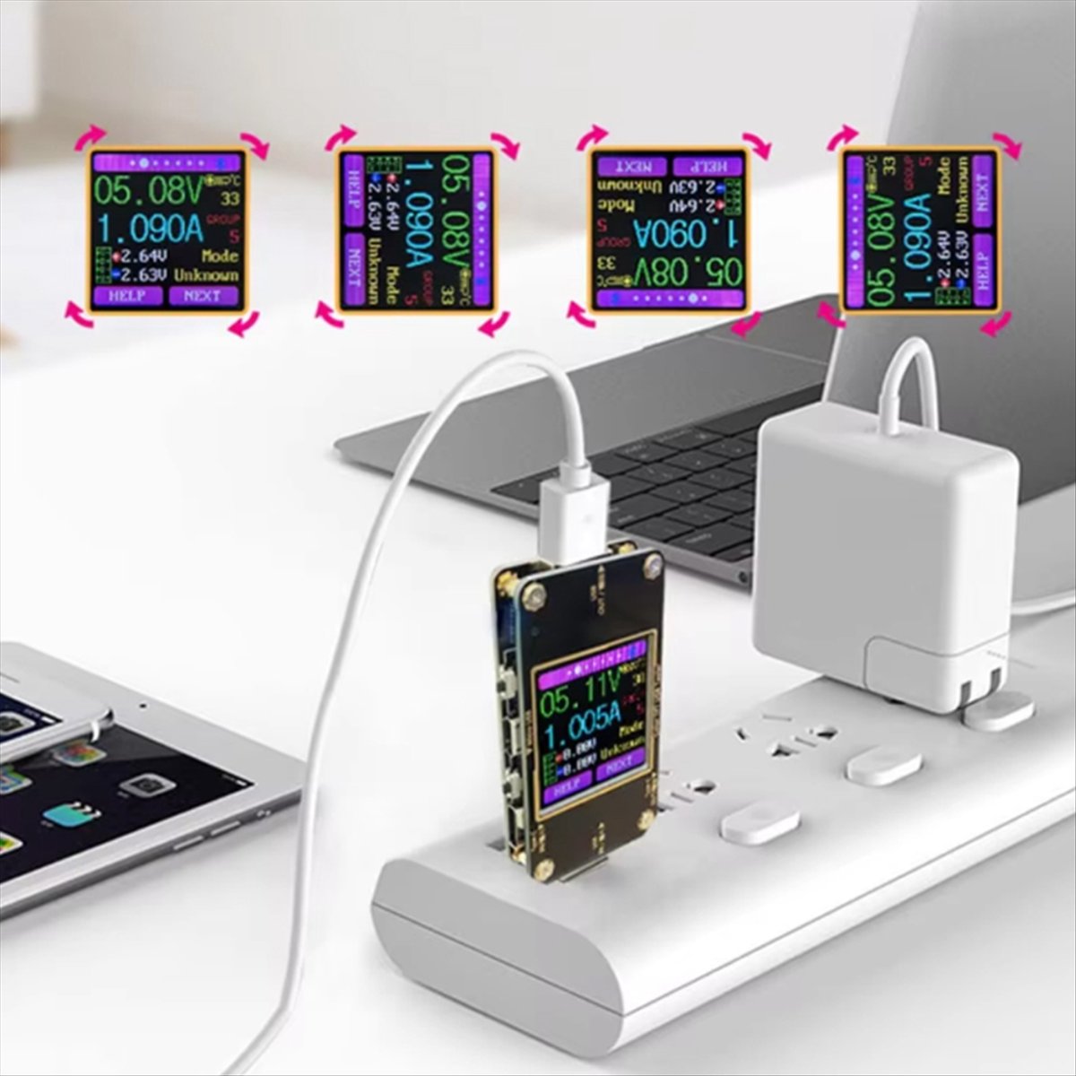 A99X digitale LCD-meetapparaat - Power Supply Tester recensie en prijs