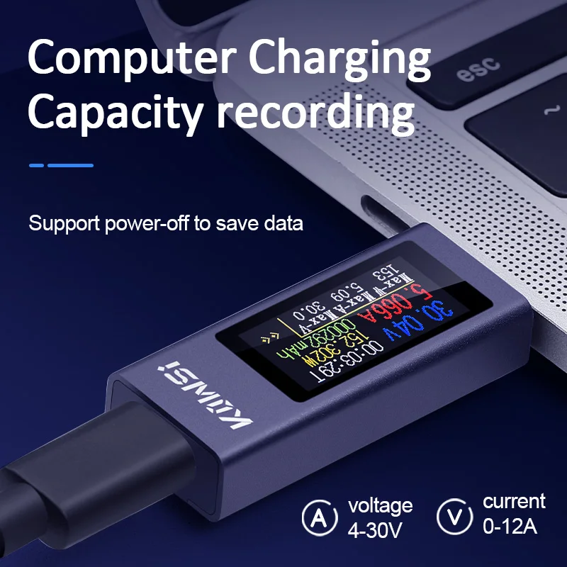 KWS-2302C Type-C USB-tester Mu - Power Supply Tester recensie en prijs