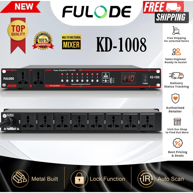10-wegs hoogvermogen sequencer - Power Supply recensie en prijs
