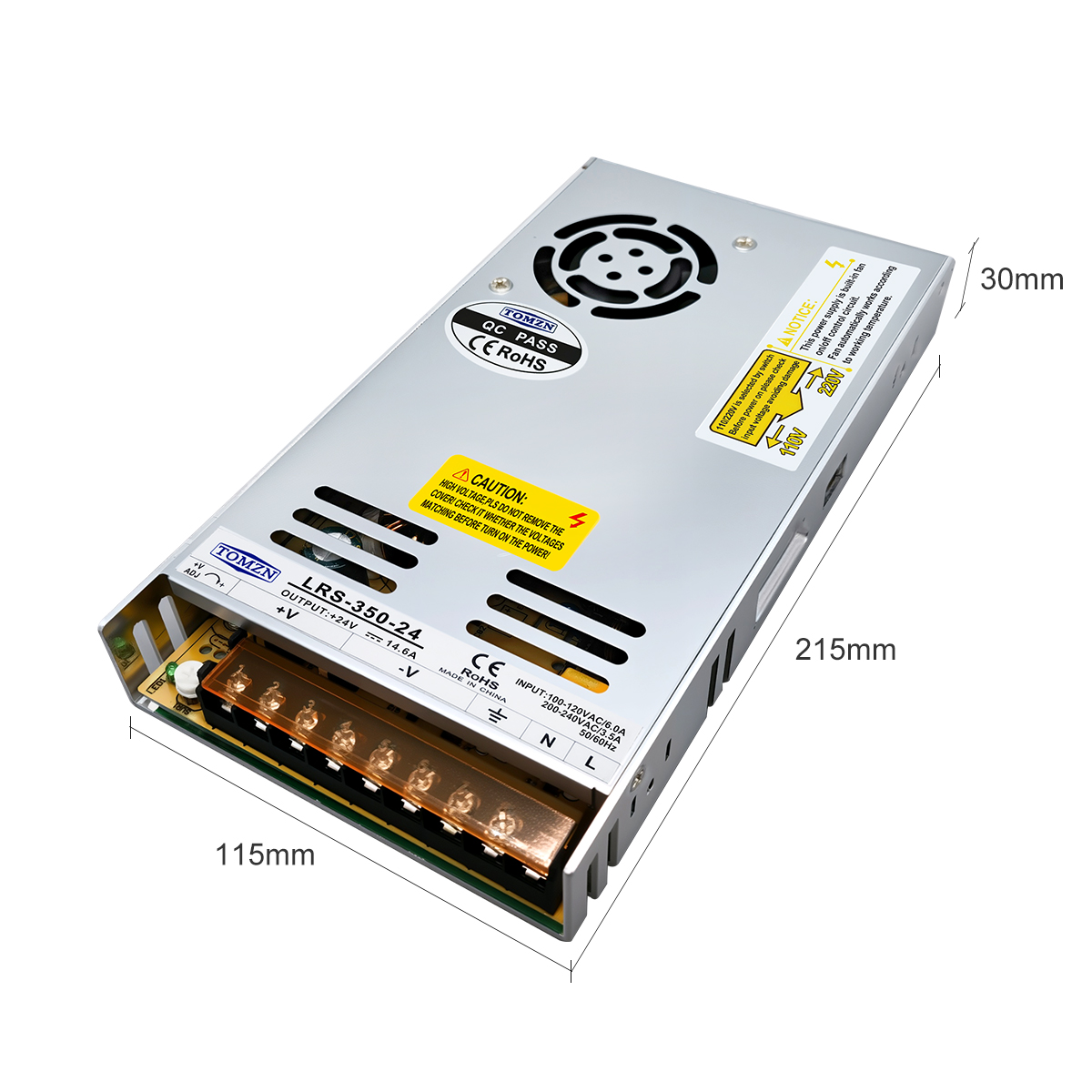 TOMZN 350W AC-DC SMPS Schakele - Smps Power Supply recensie en prijs