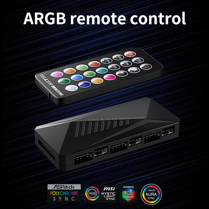 TEUCER LP-6P ARGB Afstandsbedi - Pc Power Supply recensie en prijs