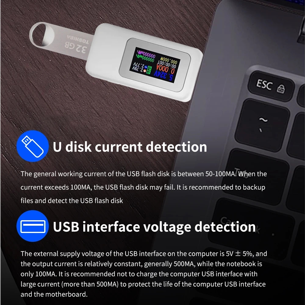 10-in-1 USB-tester DC digitale - Power Supply Tester recensie en prijs
